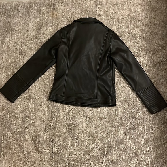 Art Class Black Leather Jacket - Picture 2 of 3